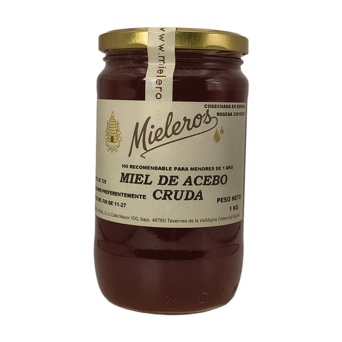 MIEL CRUDA MIELEROS DE ACEBO - SERIE NUMERADA Y LIMITADA