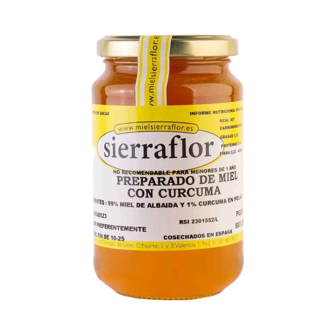 PREPARADO DE MIEL CON CURCUMA