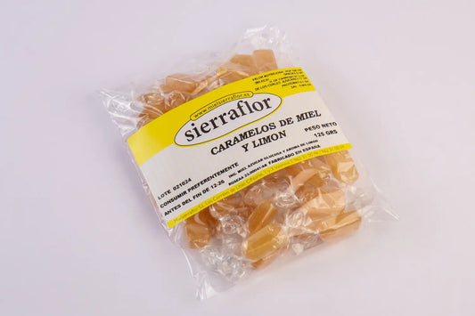 CARAMELOS CON MIEL Y LIMON