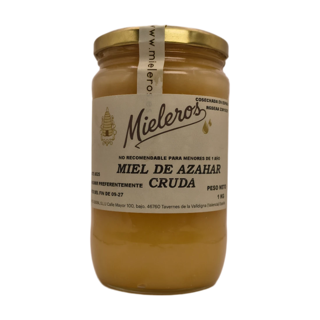 MIEL CRUDA MIELEROS DE AZAHAR