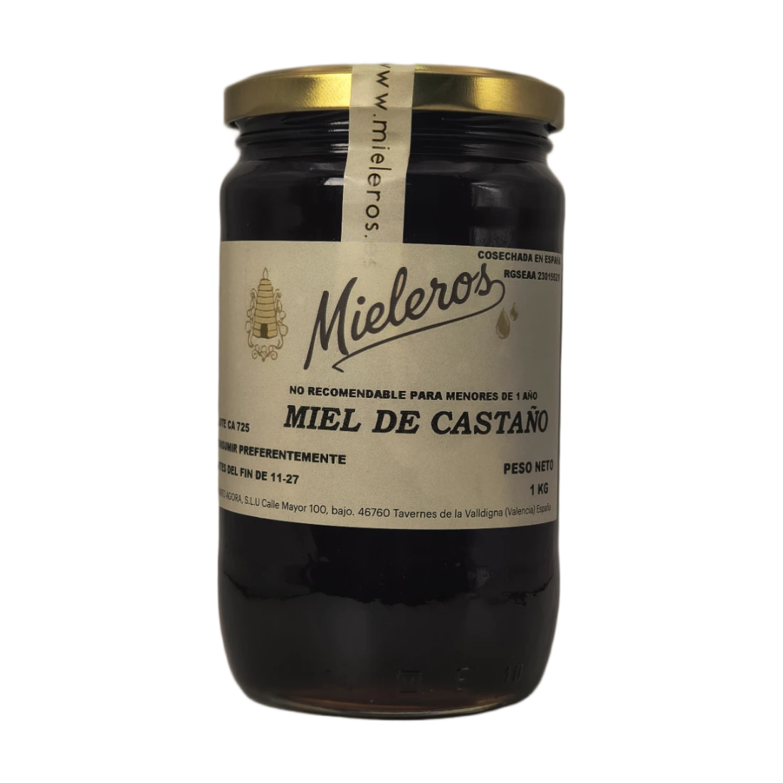 MIEL CRUDA MIELEROS DE CASTAÑO