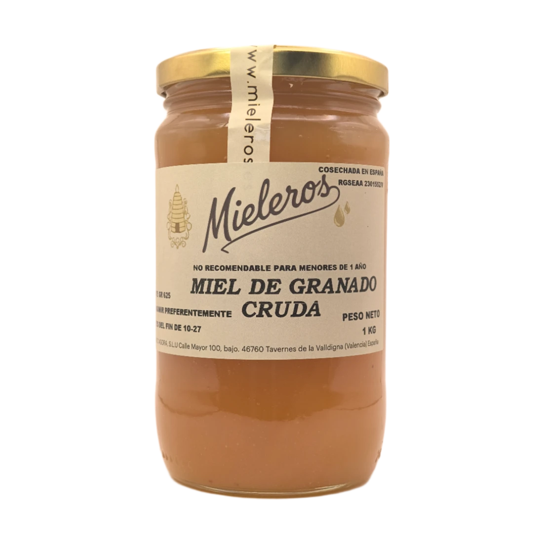 MIEL CRUDA MIELEROS DE GRANADO - SERIE NUMERADA Y LIMITADA