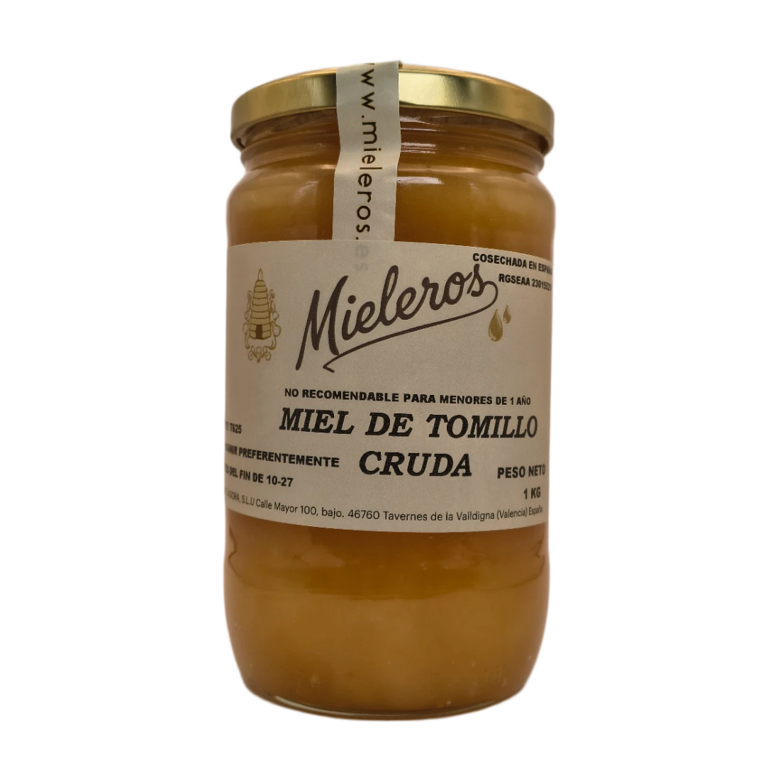 MIEL CRUDA MIELEROS DE TOMILLO