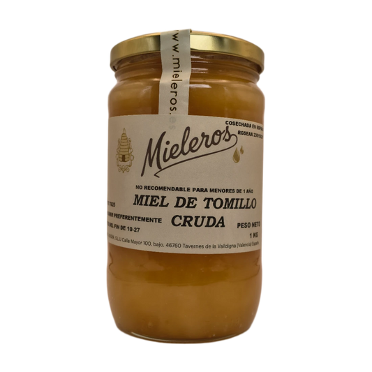 MIEL CRUDA MIELEROS DE TOMILLO