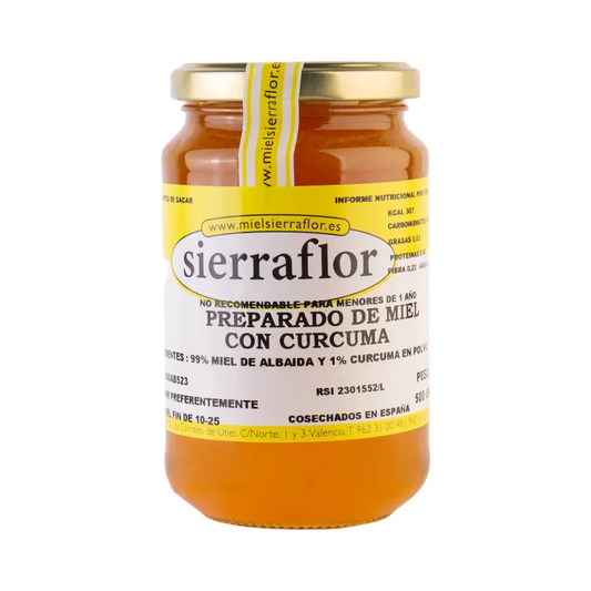 PREPARADO DE MIEL CON CURCUMA